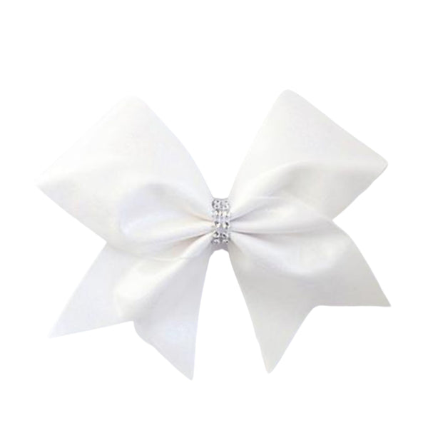 Orange Shine Cheer Bow – Bows by Madi