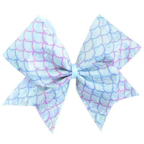 Poppy Customised Pink Glitter Sublimated Ombre Cheer Bow