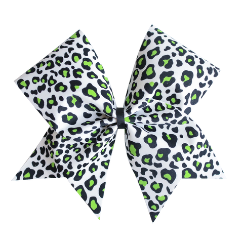 Violet Speckle Cheer Bow