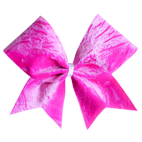 Pink Laser Cheer Bow