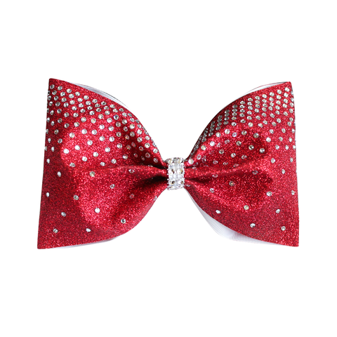 Mia Customised Glitter Sublimated Ombre Cheer Bow