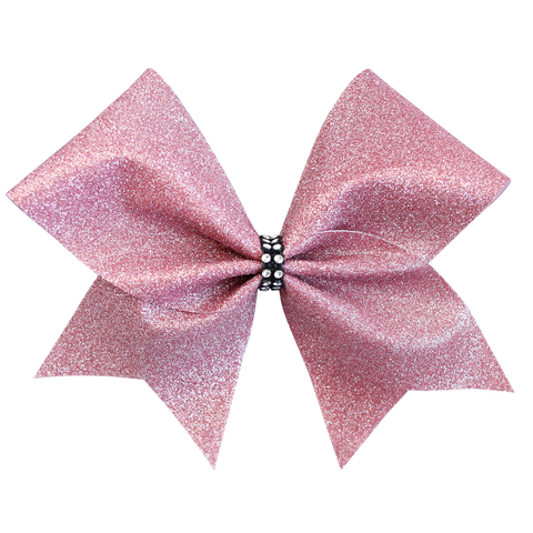 Rose Gold Glitter 4inch Tailless Bow