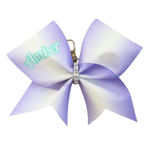 Amber Personalised Mini Cheer Bow Keyring