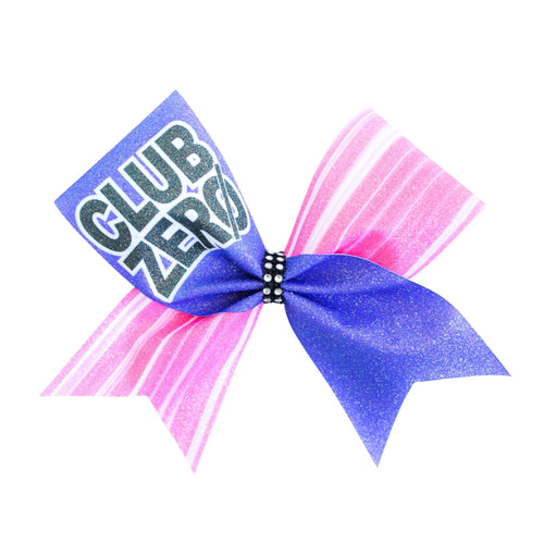 Club Zero Glitter Cheer Bow