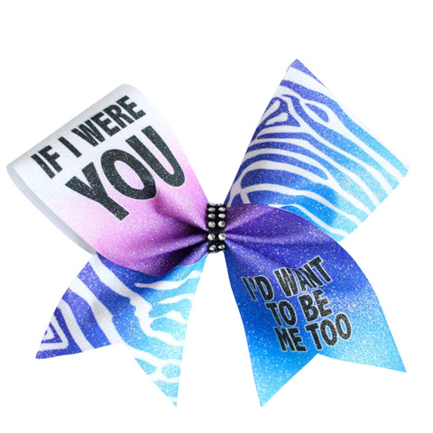 Trick or Treat Glitter Cheer Bow