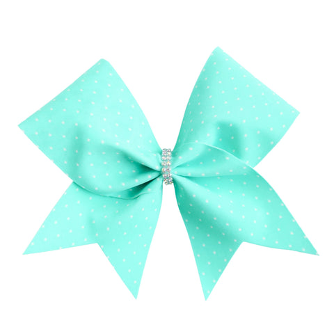 Red Shine Cheer Bow