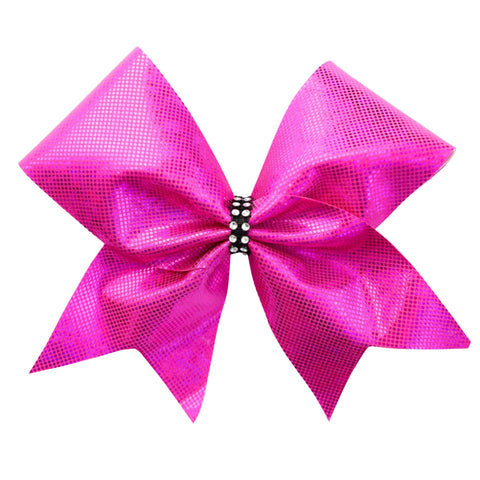 Pinky Florals Cheer Bow