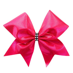 Red Shine Cheer Bow